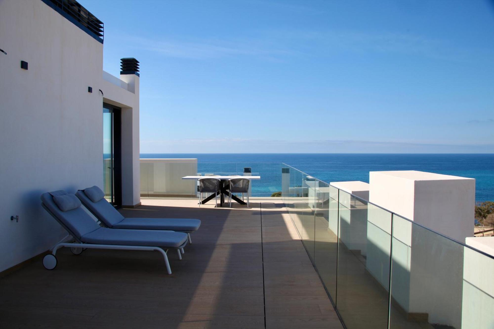 Horizonte Line Hotel Villajoyosa Bagian luar foto