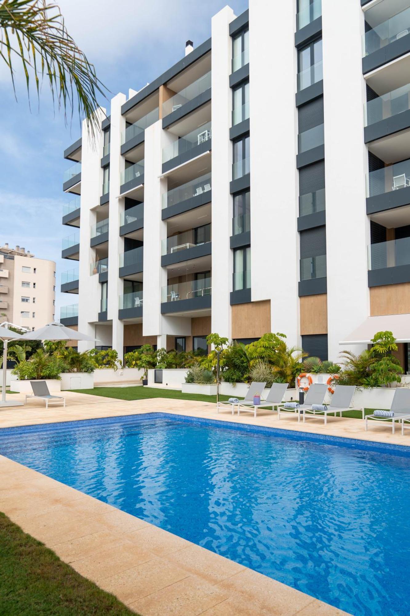 Horizonte Line Hotel Villajoyosa Bagian luar foto