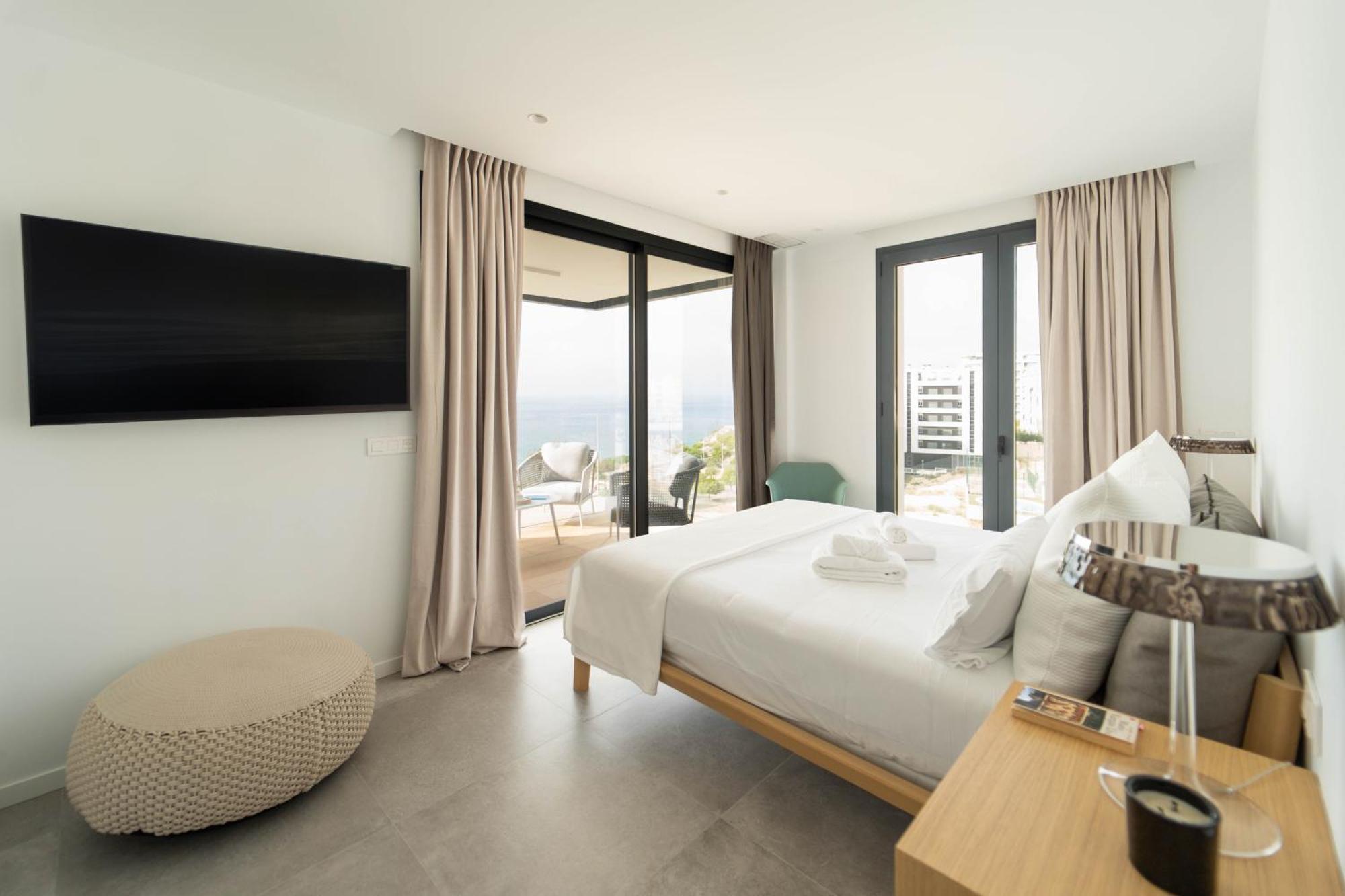 Horizonte Line Hotel Villajoyosa Bagian luar foto