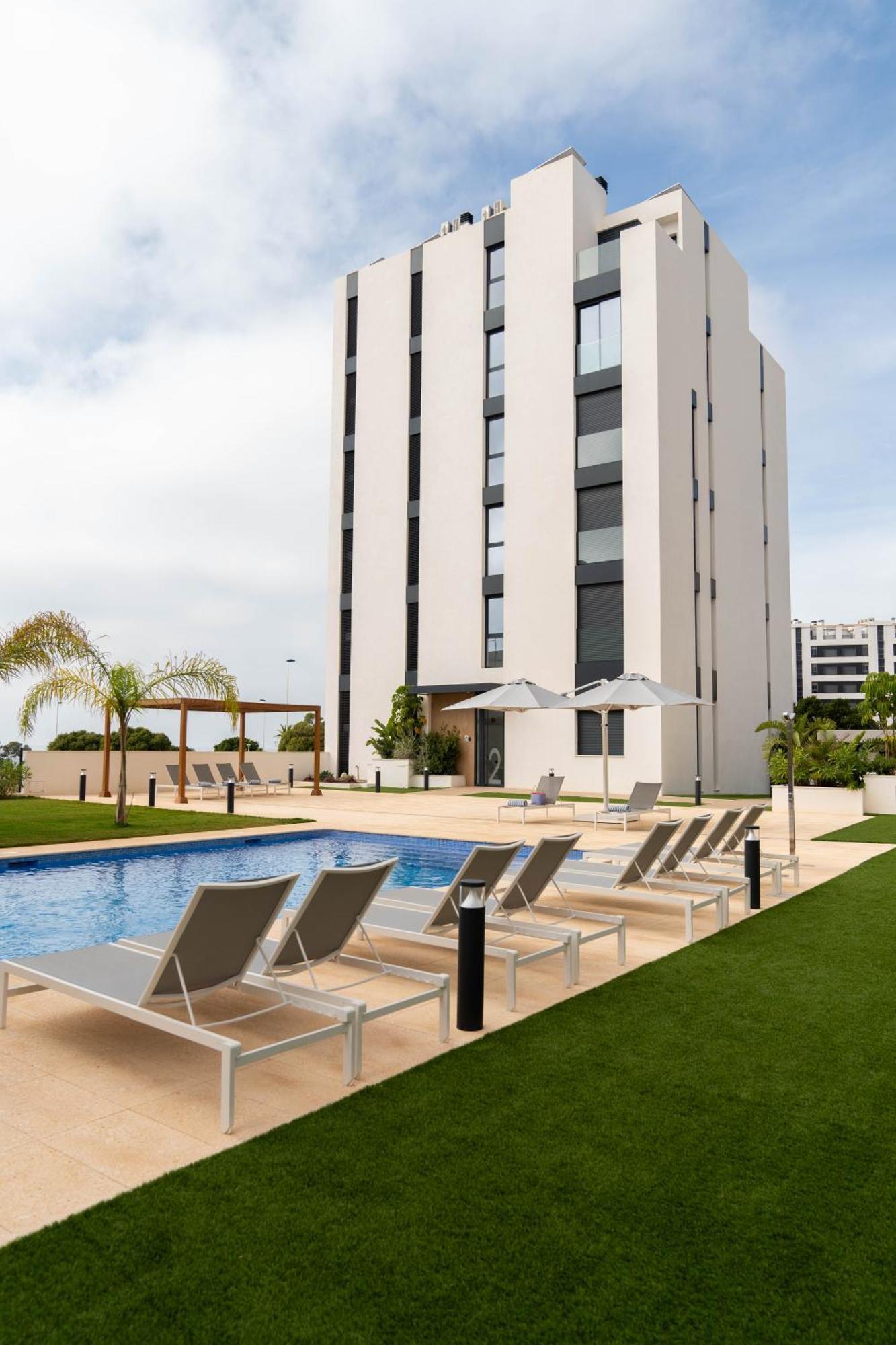 Horizonte Line Hotel Villajoyosa Bagian luar foto