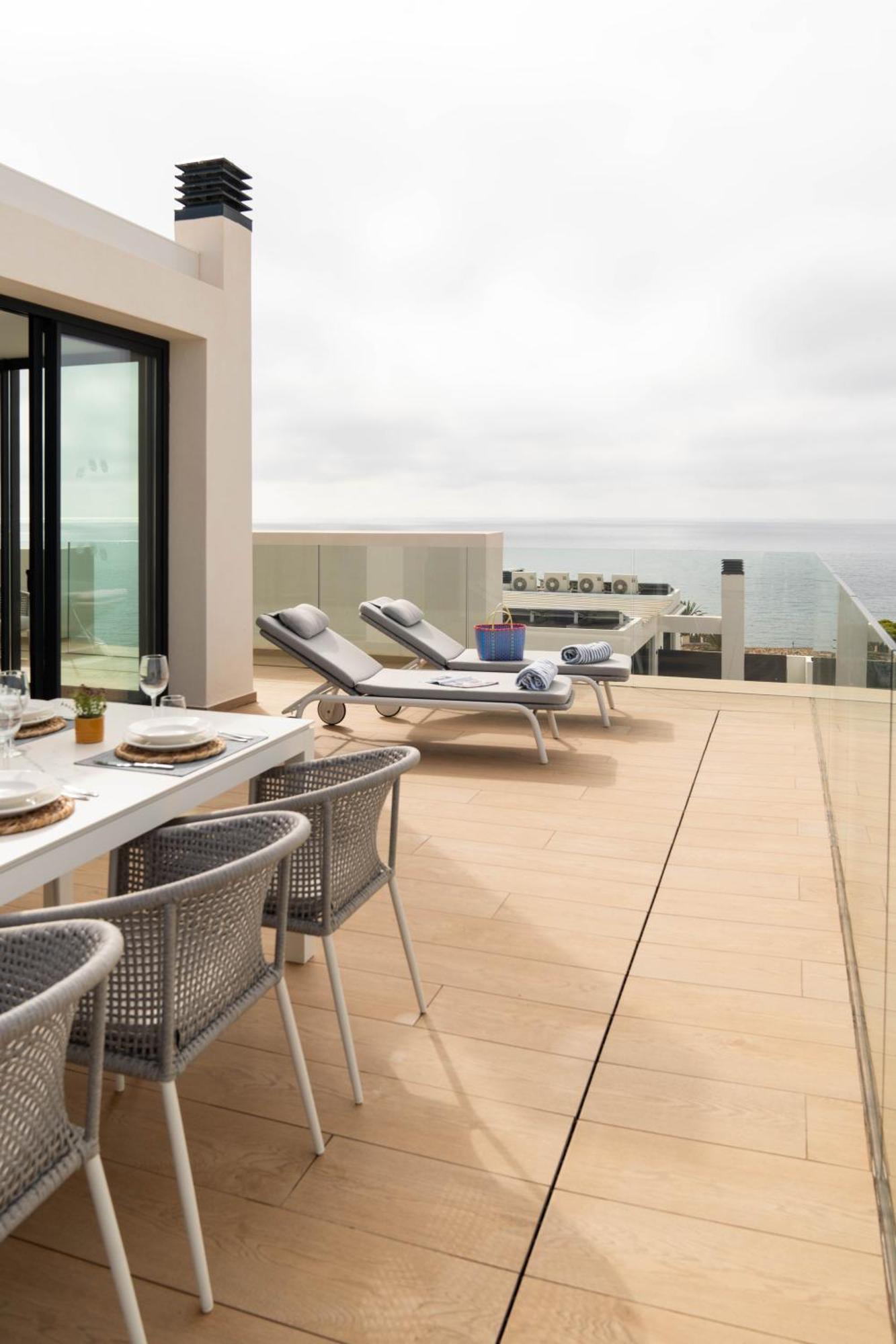 Horizonte Line Hotel Villajoyosa Bagian luar foto